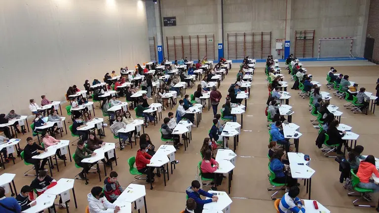 La XXXIV Olimpiada Matemática que se ha celebrado en el Colegio Salesianos de Sarriguren. CEDIDA