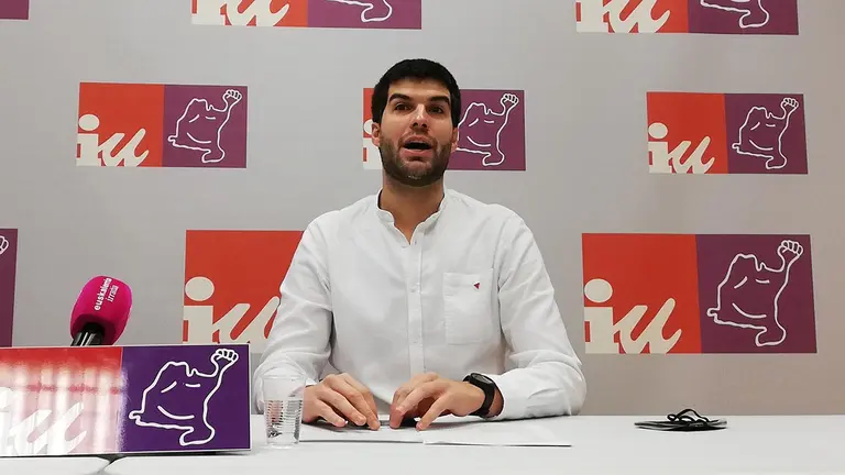 Carlos Guzmán, coordinador general de Izquieda Unida de Navarra. EUROPA PRESS