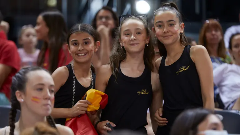 World Challenge Cup de Gimnasia Rítmica celebrada en el pabellón Navarra Arena de Pamplona. IÑIGO ALZUGARAY