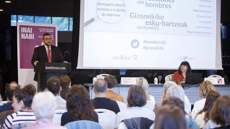 Las jornadas han presentado acciones dirigidas solo a hombres. GOBIERNO DE NAVARRA