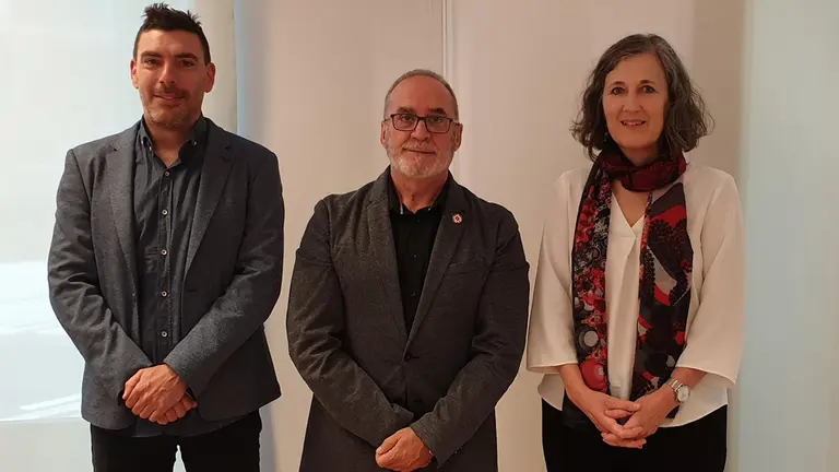 Gorka García, Juan Cruz Cigudosa y Ana Burusco - GOBIERNO DE NAVARRA