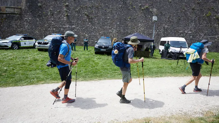 La Guardia Civil presenta el Plan de Seguridad Jacobeo 2022. IÑIGO ALZUGARAY