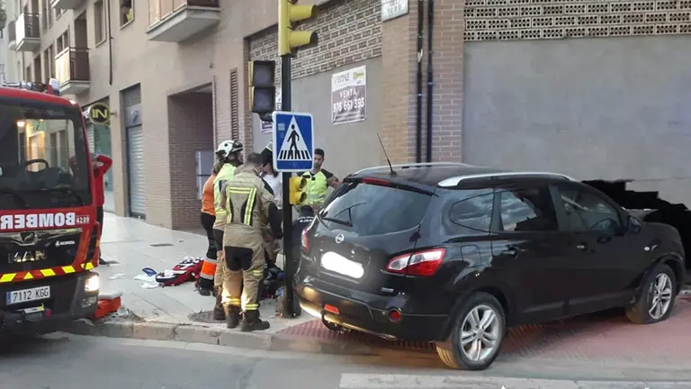 El conductor ha podido sufrir un desvanecimiento. DIPUTACIÓN DE ZARAGOZA
