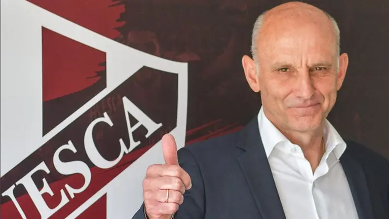 El madrileño Ángel Martin González ha recuperado la sonrisa. SD Huesca.