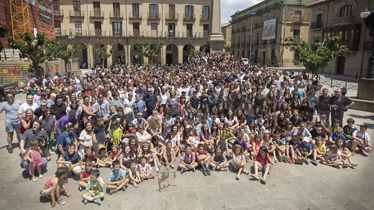 La ikastola Garcés de los Fayos de Tafalla celebra su 50 aniversario. CEDIDA