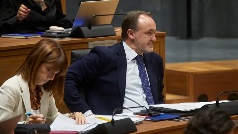 Pleno del Parlamento de Navarra. IÑIGO ALZUGARAY