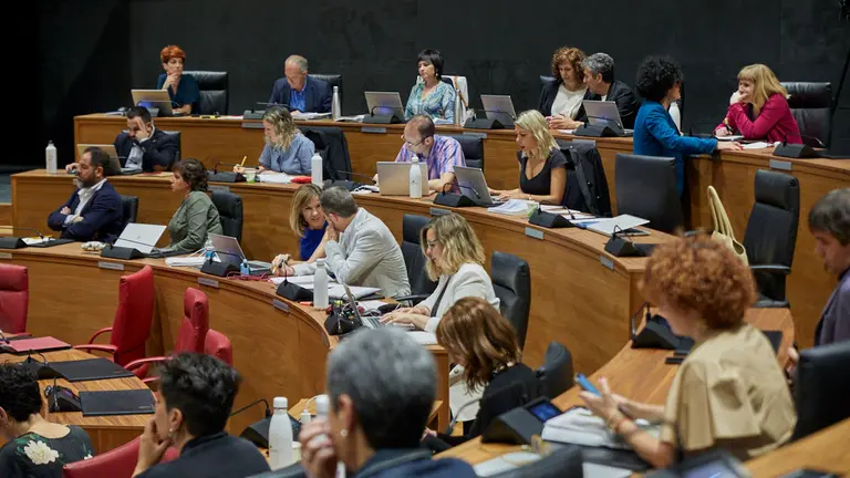 Pleno del Parlamento de Navarra. IÑIGO ALZUGARAY