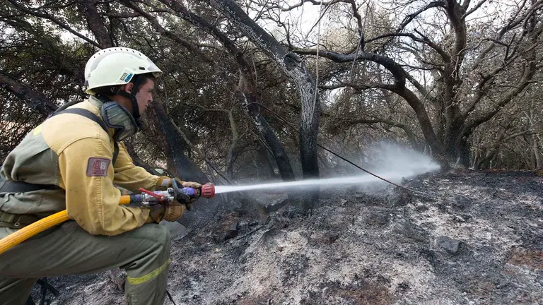 El bombero herido ha sido trasladado al centro de salud de Sangüesa. BOMBEROS DE NAVARRA / ARCHIVO