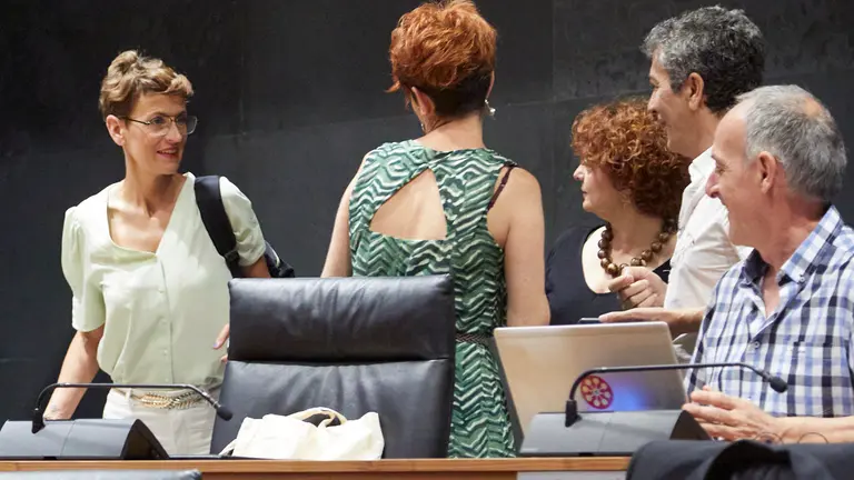 Pleno del Parlamento de Navarra. IÑIGO ALZUGARAY