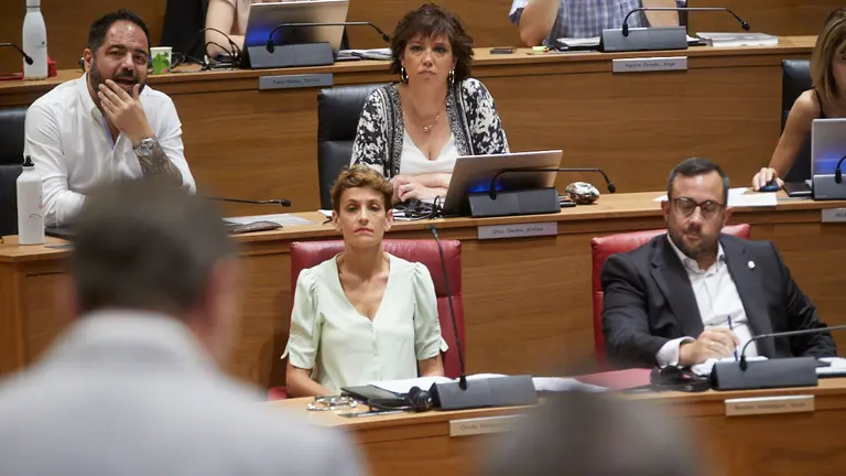 Pleno del Parlamento de Navarra. IÑIGO ALZUGARAY