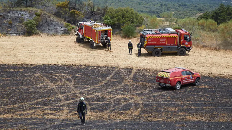 Incendios en Navarra. IÑIGO ALZUGARAY