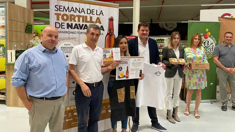 Premio a la mejor tortilla tradicional al Bar Chelsy de Pamplona en la Semana de la Tortilla.