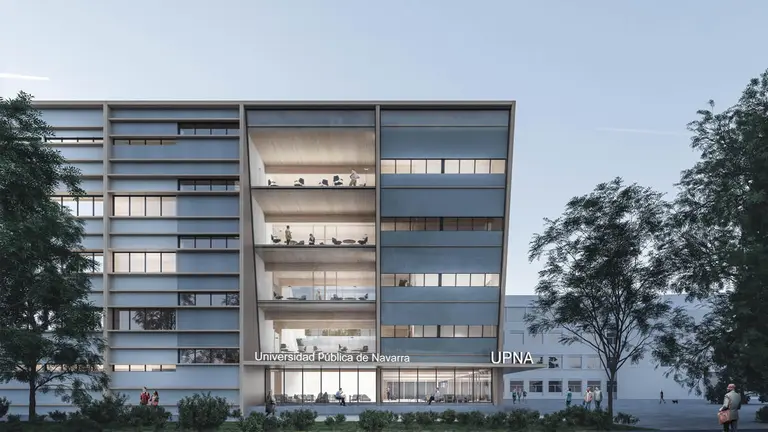 Proyecto para la construcción de la nueva Facultad de Ciencias de la Salud de la Universidad Pública de Navarra. CEDIDA