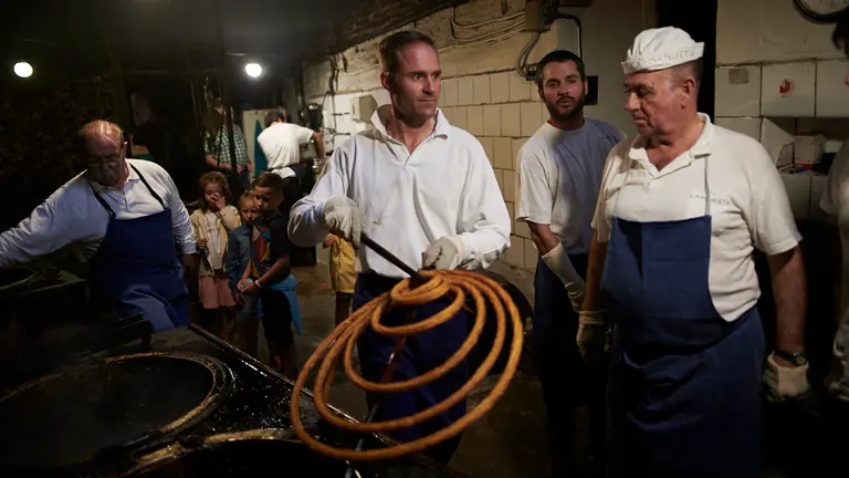 La churerría La Mañueta abre por primera vez en 2022 previo a San Fermín. PABLO LASAOSA
