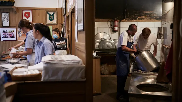 La churerría La Mañueta abre por primera vez en 2022 previo a San Fermín. PABLO LASAOSA