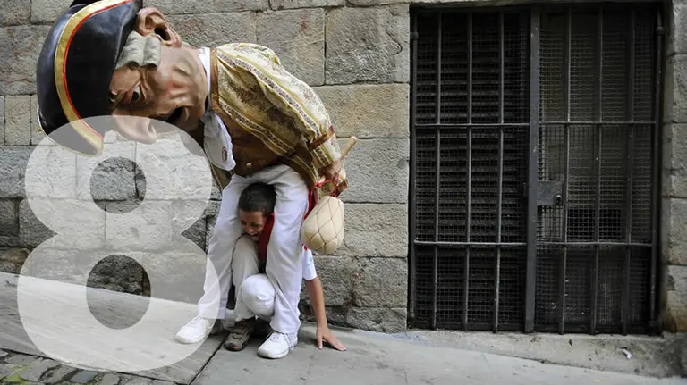 San Fermín 8 de julio. Comparsa de Gigantes y Cabezudos. REUTERS
