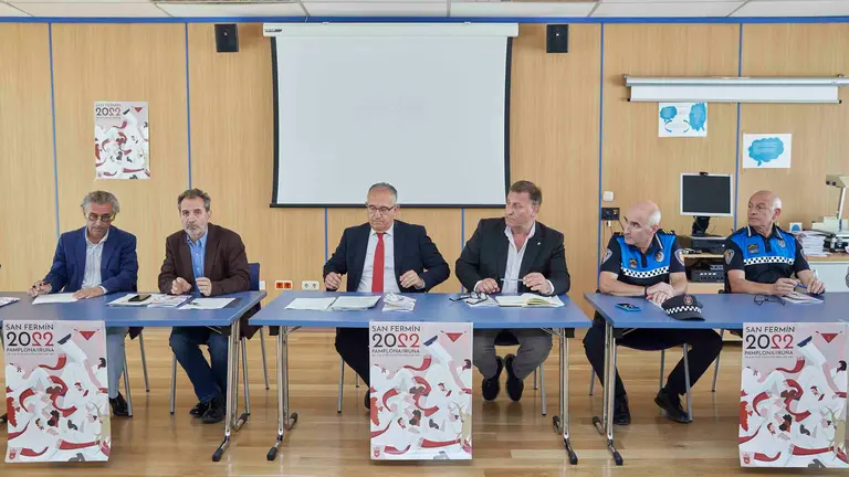 Reunión Junta de Protección Civil. AYUNTAMIENTO DE PAMPLONA