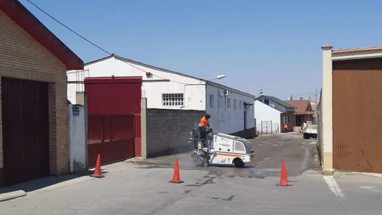 Ablitas arranca una campaña de mejora de la pavimentación. AYUNTAMIENTO DE ABLITAS