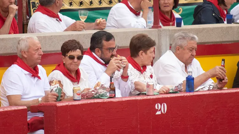 Rejones en la Plaza de toros de Pamplona en San Fermín 2022. IRAITZ IRIARTE.