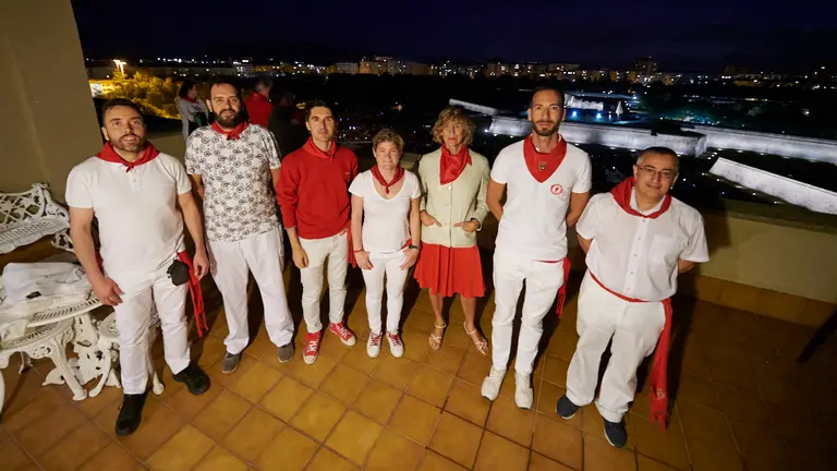 Jurado del Concurso Internacional de Fuegos Artificiales de San Fermín 2022. PABLO LASAOSA
