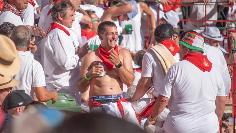 Segunda corrida de San Fermín 2022 el día 8 de Julio con la ganaderóa Fuente Ymbro. IRAITZ IRIARTE.