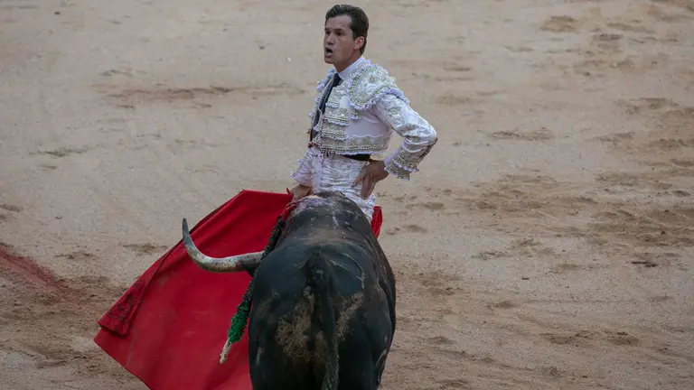 Segunda corrida de la Feria del Toro de San Fermín 2022 con toros de Fuente Ymbro para Daniel Luque, José Garrido y Alvaro Lorenzo. MAITE H. MATEO