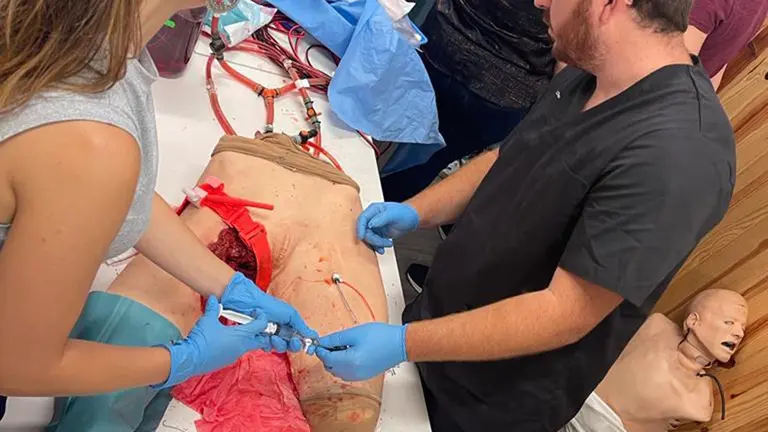 El dispositivo REBOA llega a los encierros de la mano de DYA Navarra y Prehospital Critical Care para controlar hemorragias. DYA NAVARRA