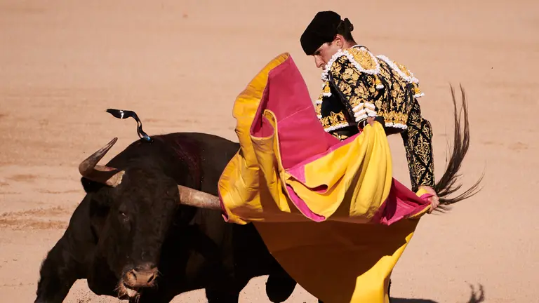 Sexta corrida de la Feria del Toro de San Fermín 2022 con toros de Jandilla para Ginés Marín, Alejandro Talavante y Diego Urdiales. PABLO LASAOSA