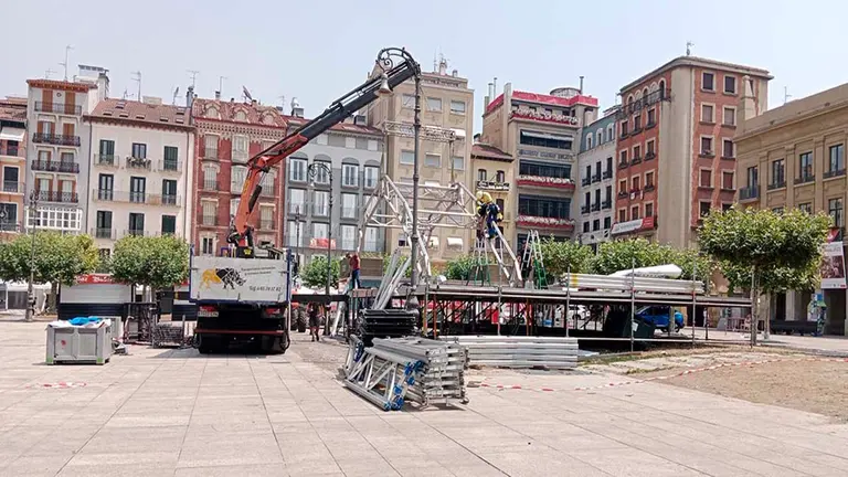 El estado del centro de Pamplona tras 9 de días de fiesta de San Fermín