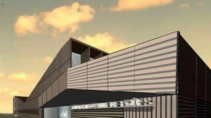 Render del nuevo polideportivo del Valle de Egüés cuyas obras comenzarán en agosto de 2022. AYUNTAMIENTO DEL VALLE DE EGÜÉS.