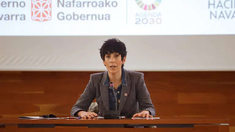 La consejera de Economía y Hacienda, Elma Saiz. GOBIERNO DE NAVARRA