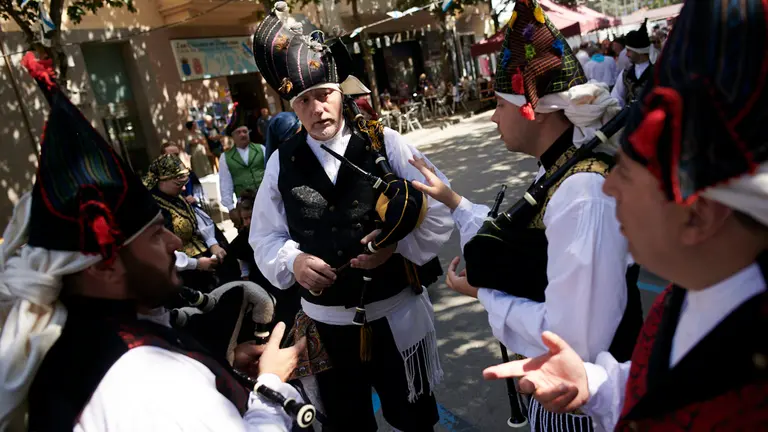 El Lar Gallego de Pamplona celebra la festividad de Santiago 2022. PABLO LASAOSA