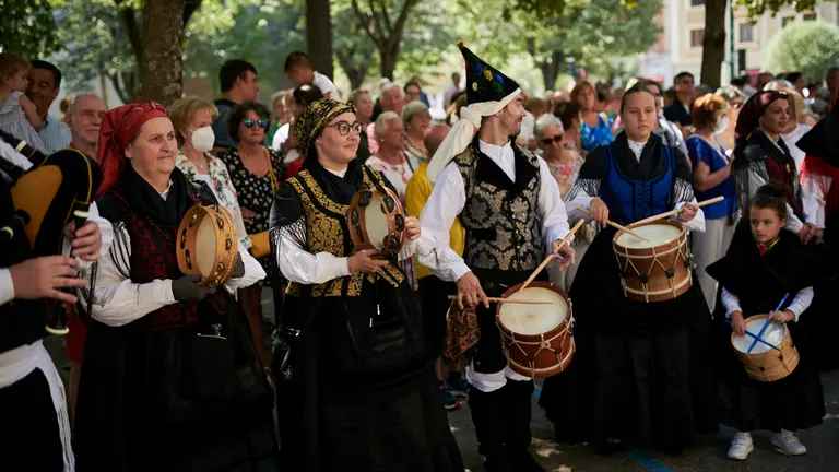 El Lar Gallego de Pamplona celebra la festividad de Santiago 2022. PABLO LASAOSA