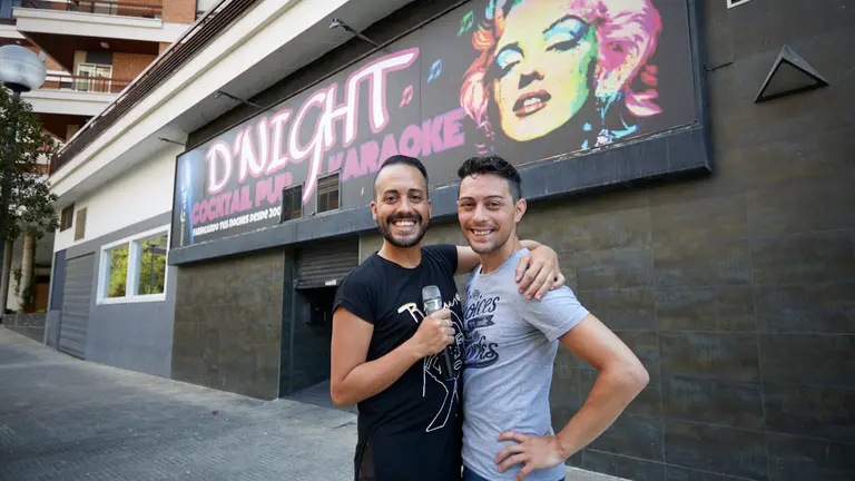 D' Night Pub Karaoke en la calle Monasterio de Aberin 5 en Pamplona. IÑIGO ALZUGARAY