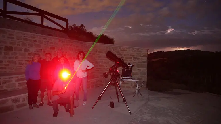 Mirador de estrellas de San Zoilo en Cáseda. CEDIDA