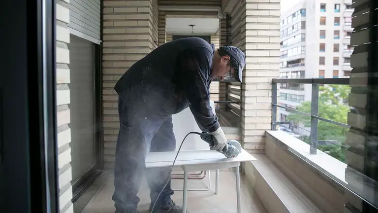 Obras en los apartamentos tutelados Txoko Berri. CEDIDA