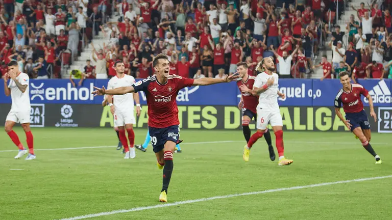 Primer partido de la temporada 2022/23 de la Liga Santander entre CA Osasuna y Sevilla CF disputado en el estadio de El Sadar. IÑIGO ALZUGARAY