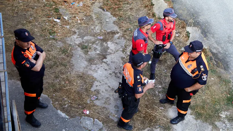 Cuarto encierro del Pilón de las Fiestas de Falces 2022 con vaquillas de la ganadería de Lastur de Iziar. IÑIGO ALZUGARAY