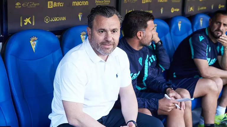 Sergio González en el banquillo del Cádiz CF.
Joaquin Corchero / AFP7 / Europa Press (Foto de ARCHIVO).