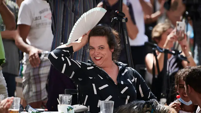 Actuación de Javier Ruz y Carlos Urroz en el ciclo Flamenco en los Balcones en el Hotel La Perla del Festival Flamenco on Fire. PABLO LASAOSA