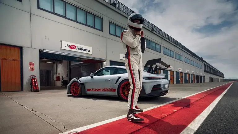 El nuevo PORSCHE GT3 RS 2022 en el Circuito de Navarra. CEDIDA