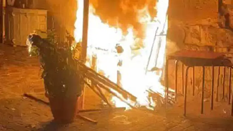 El fuego causó daños por valor de 2.000 euros. CEDIDA