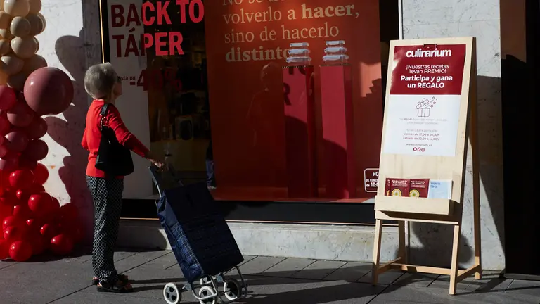 Tienda de artículos de cocina 'Culinarium', en la avenida de Carlos III de Pamplona. IÑIGO ALZUGARAY