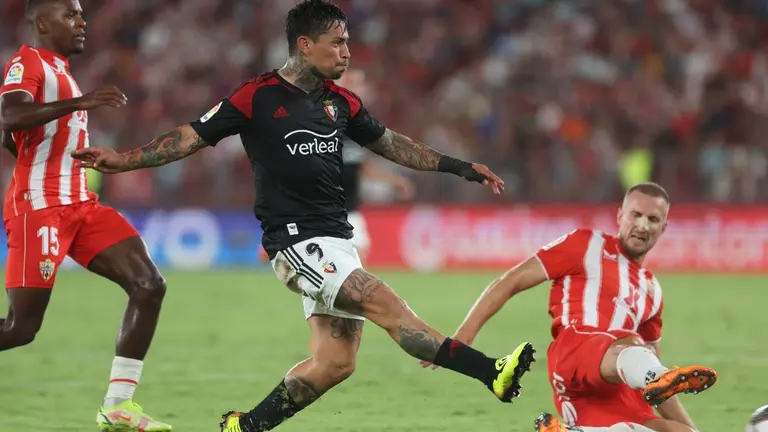 Partido entre Almería-Osasuna de la 5ª jornada de Liga. CA OSASUNA