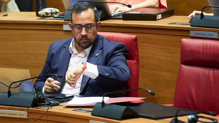 Pleno del Parlamento de Navarra. IÑIGO ALZUGARAY
