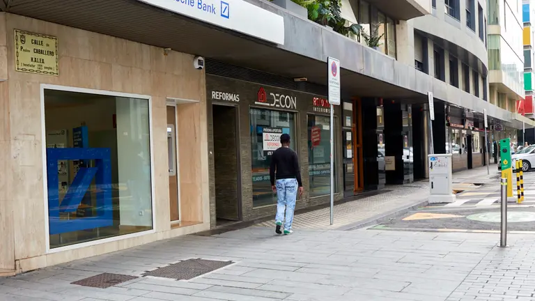 Calle de Paulino Caballero en Pamplona. IÑIGO ALZUGARAY