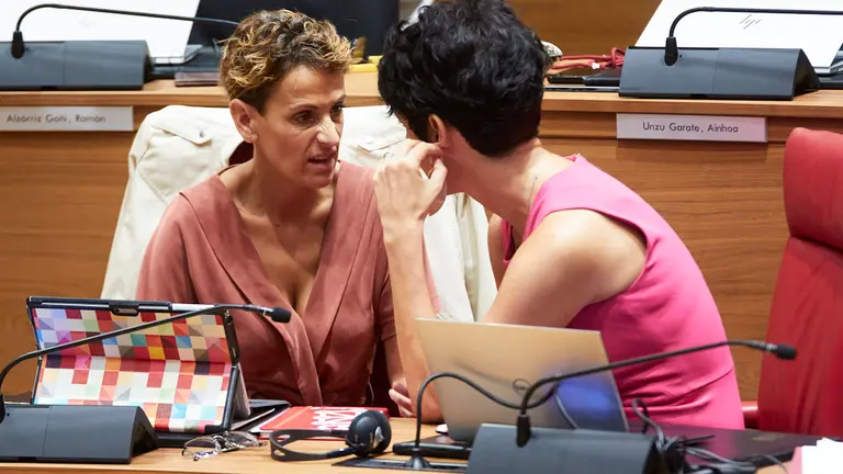 Pleno del Parlamento de Navarra. IÑIGO ALZUGARAY