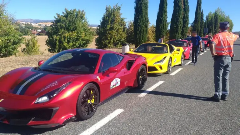 Los conductores también fueron detectados el lunes en Ibargoiti. POLICÍA FORAL
