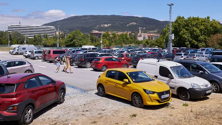 Aparcamiento disuasorio en Pamplona. CEDIDA