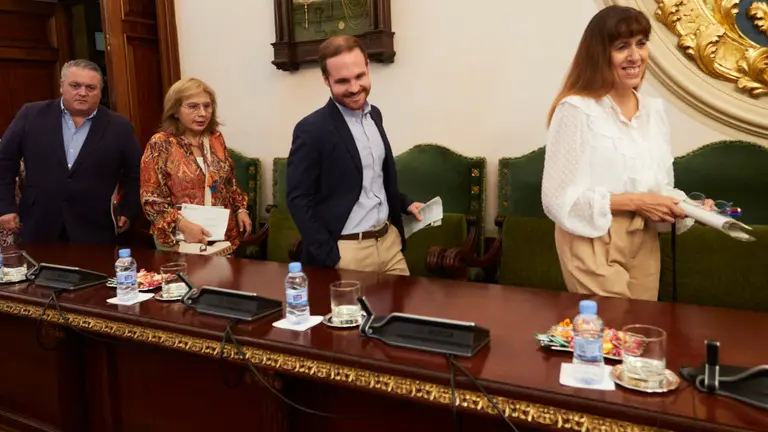 El pleno del Ayuntamiento de Pamplona celebra el Debate sobre el Estado de la Ciudad. IÑIGO ALZUGARAY